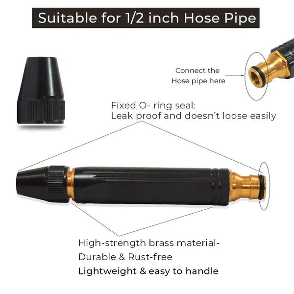 🏆 Last day special offer: Only $13.99!!This pressure washing gun comes with a high-pressure nozzle and hose. It is perfect for watering flowers, plants and vegetables, as well as car cleaning. 👍💦
